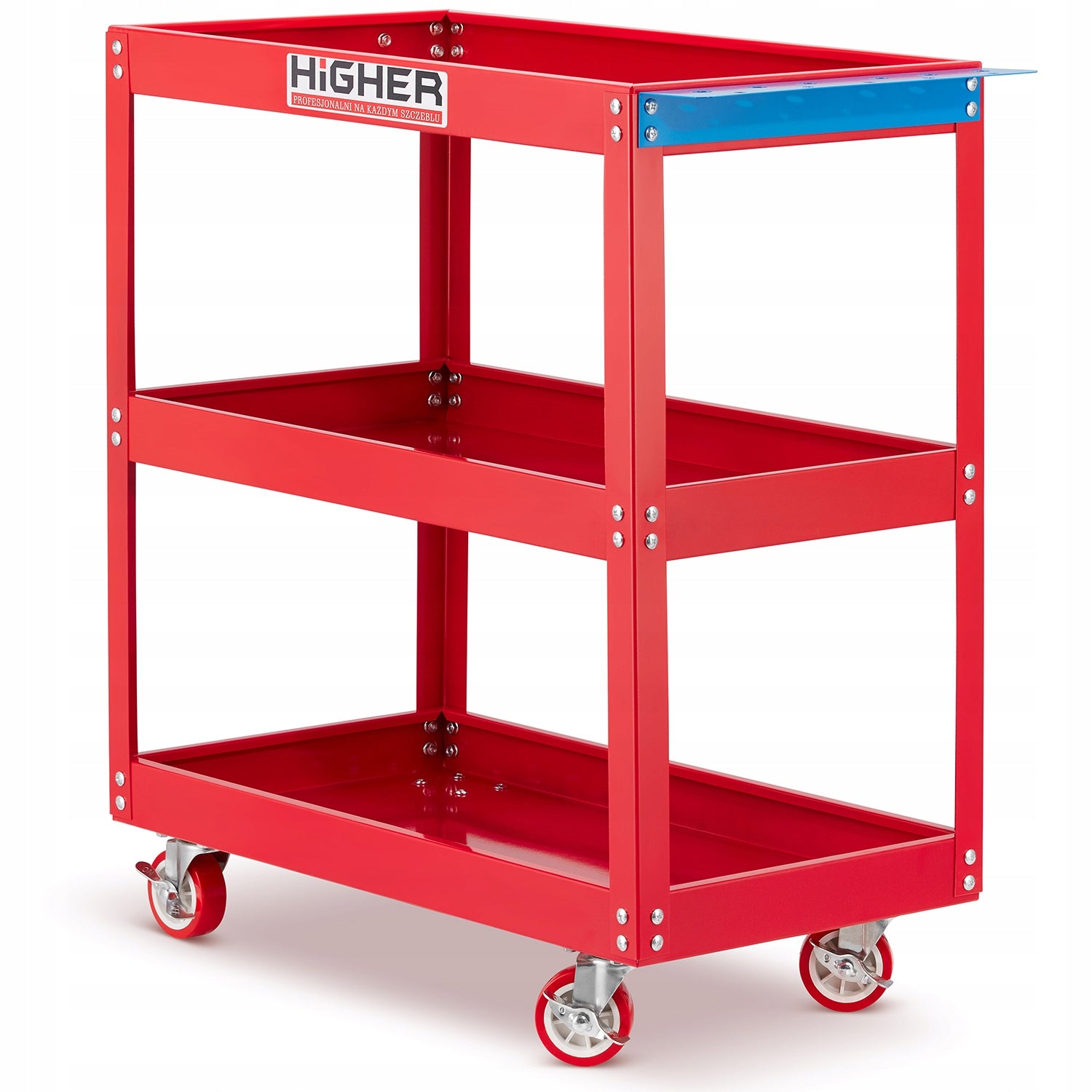 Workshop tool trolley shelf HIGHER 175kg Color black