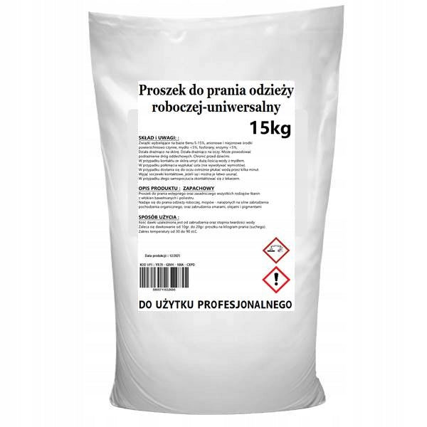 Workwear Washing Powder 15kg Cleanhom Scented