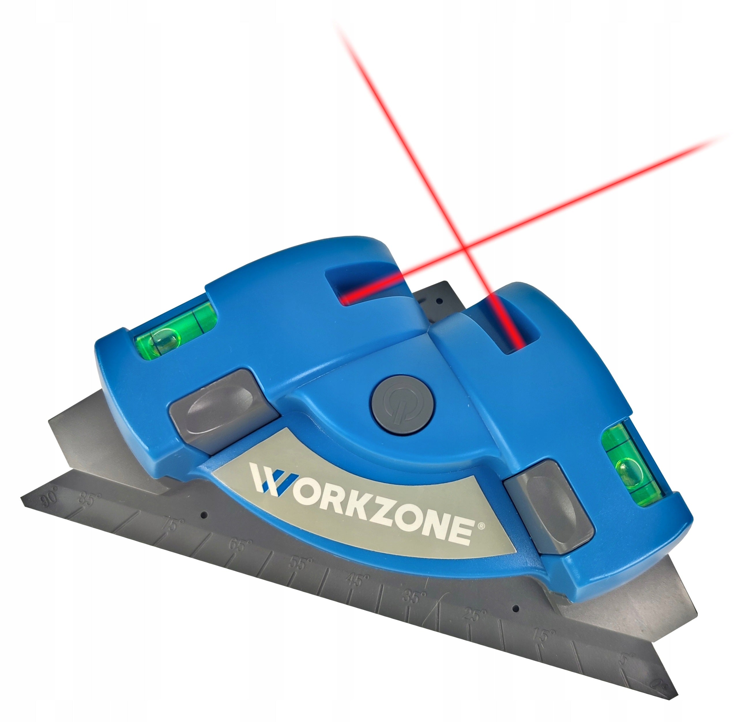 Workzone protractor angle laser level 2 lines 90° for laser plates