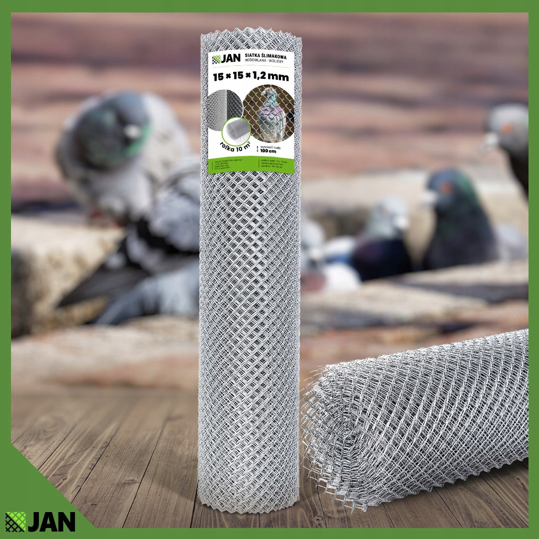Worm NET BREEDING Fence AVIARY 15x15x1,2mm GALVANIZED 10m2 Manufacturer Z.P.H. JAN