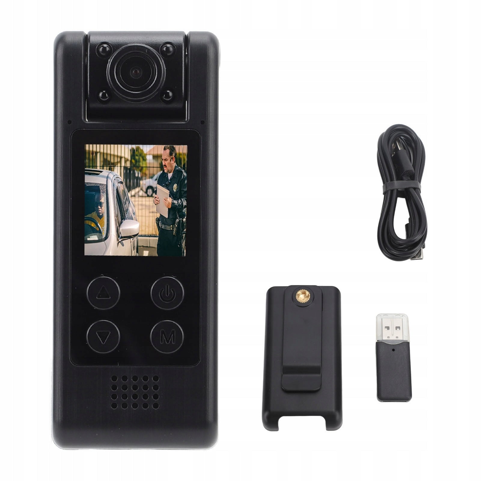 Worn 4K Ultra HD 140 Degree Wide Angle Video Recorder 1200 MAh LY Model 2880RMKI