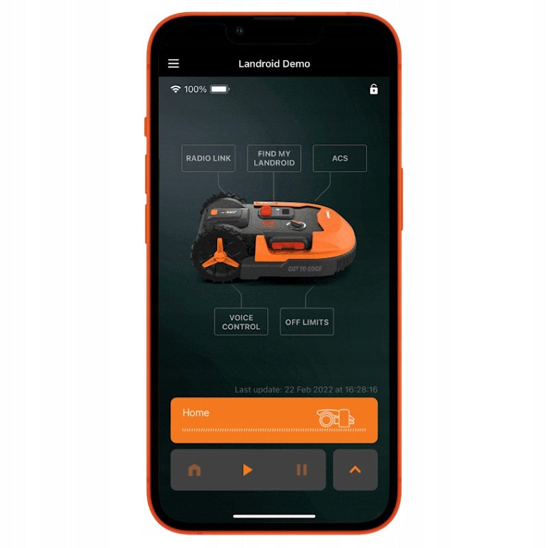Worx Landroid M500 Plus Robot mower Automatic mower 500 m² WR165E Series M500 PLUS