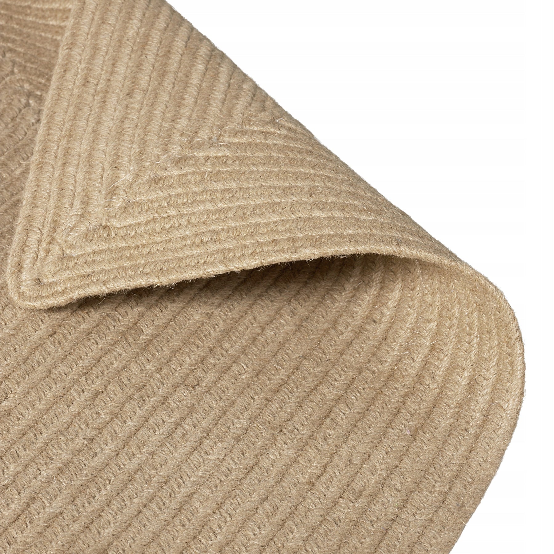 Woven Jute Rug Vibe, Boho Style Color brown