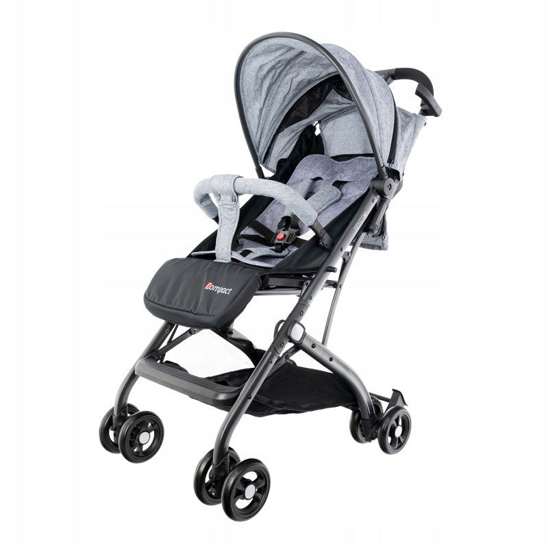 Kompakter Kinderwagen, grau 