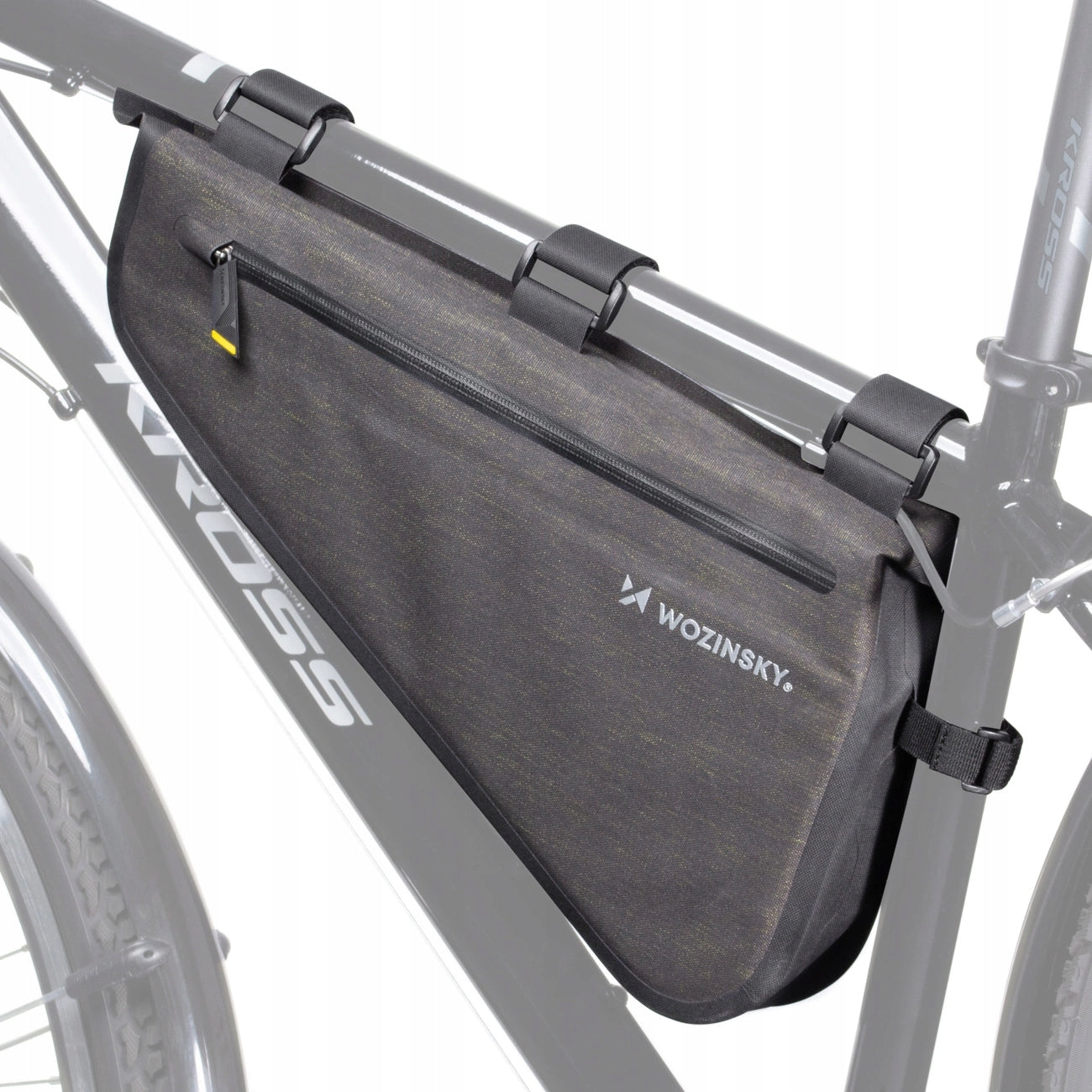 Wozinsky bicycle frame bag 3.5 l grey (WBB15BK)