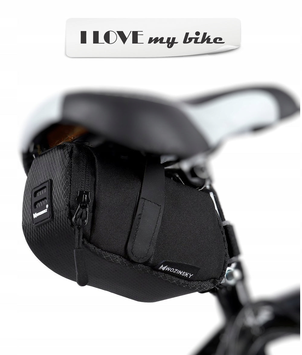 Fahrradtasche Wozinsky WBB8BK 0,6 L, unter dem Sitz befestigt 