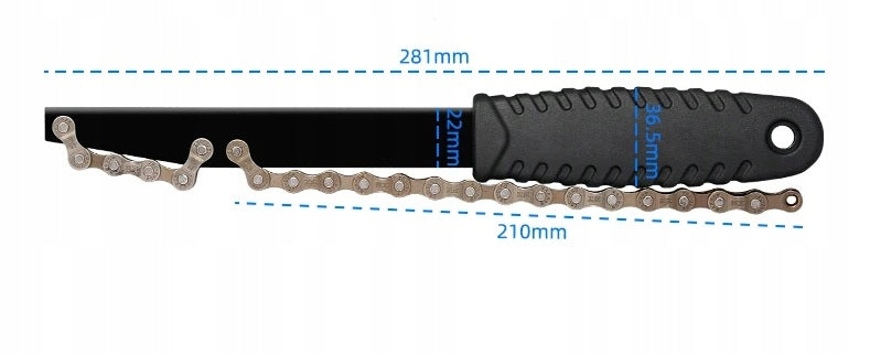 Wrench for unscrewing the cassette nut bacik for replacing gear cassettes Model do kaset