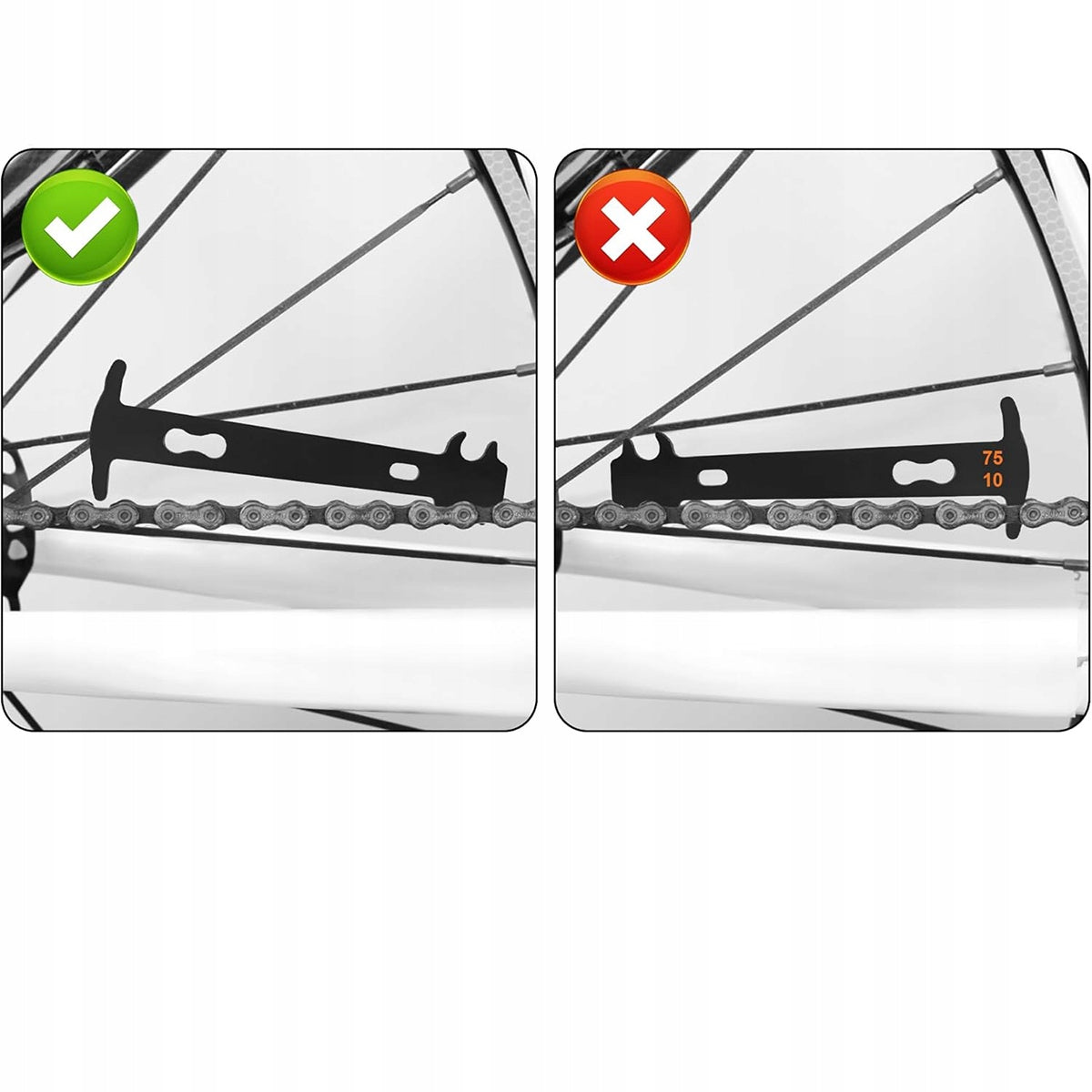 Wrench / tool / pliers for fastening and unfastening the bicycle chain Model 4059814436334