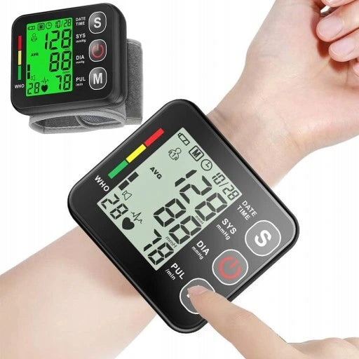 Wrist Blood Pressure Monitor with Voice Function and Backlight for Seniors Packaging status original