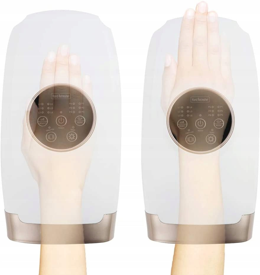 Wrist Hand Massager For Massage Pressure Massage Heating Great Relaxation Color white