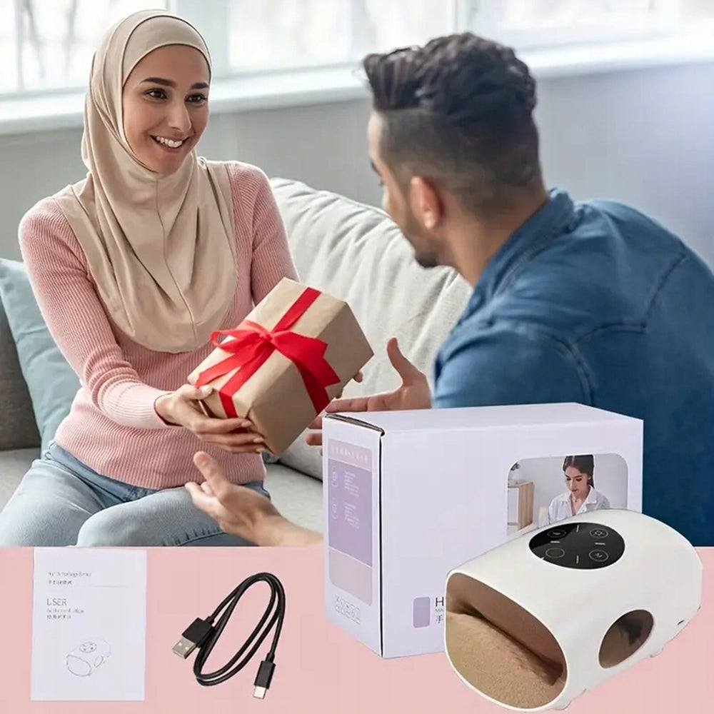 Wrist Hand Massager For Massage Vibration Massage Compression Heating Medical device no