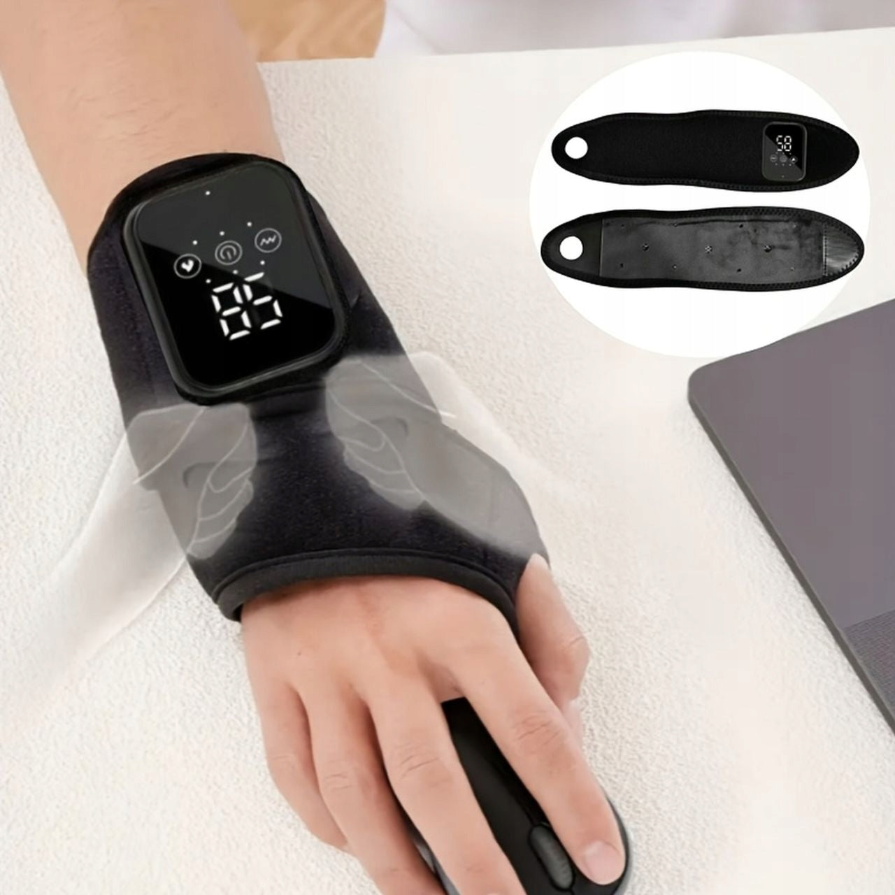 Wrist Massager Hand Heating USB Charging 3 Modes Packaging status original