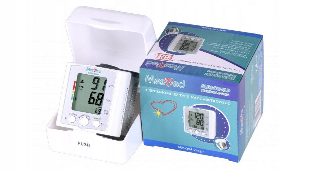 Wrist blood pressure monitor MESMED MM-204 Vengo Medical device no
