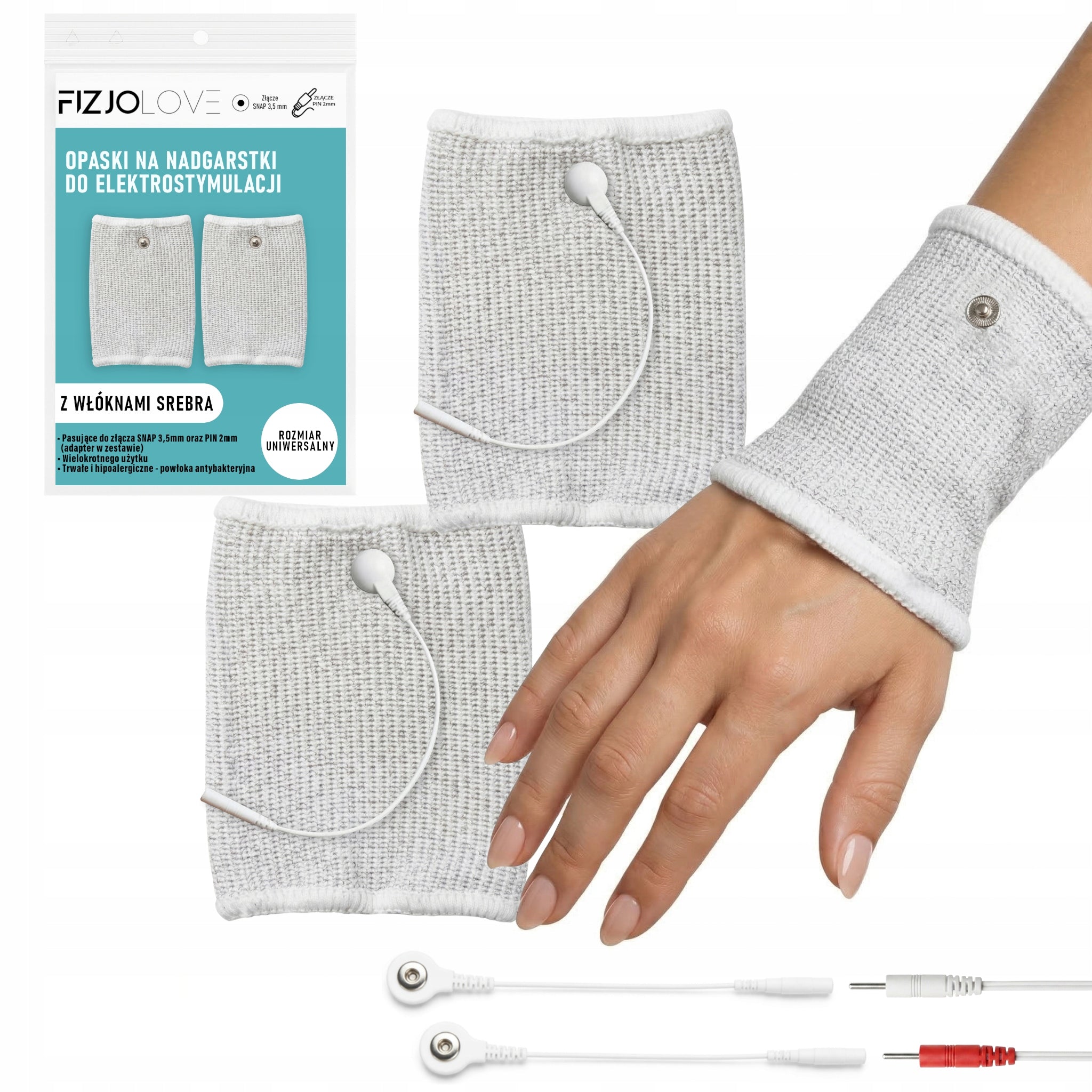 Wristbands for electrostimulation electrostimulator Tens Ems band