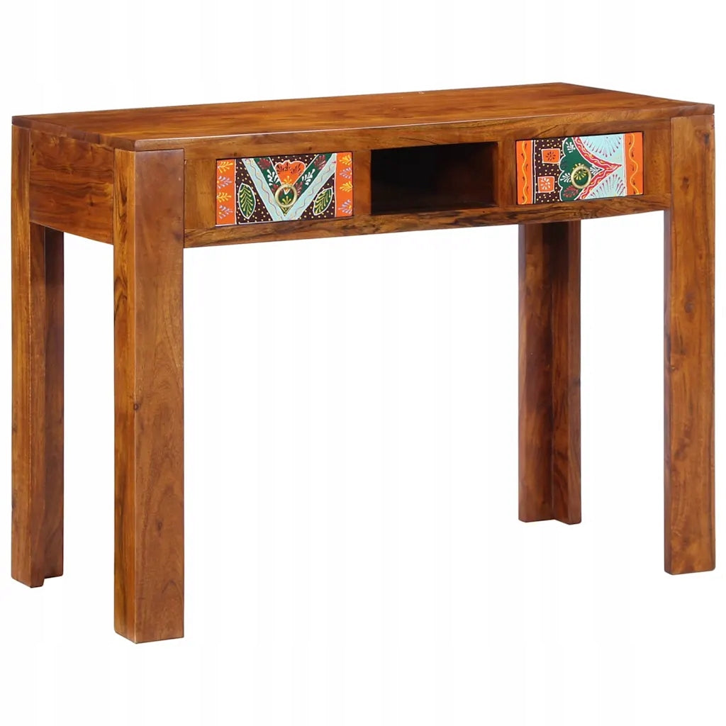 Writing Desk with Drawer Brown 100 x 50 x 75 cm
