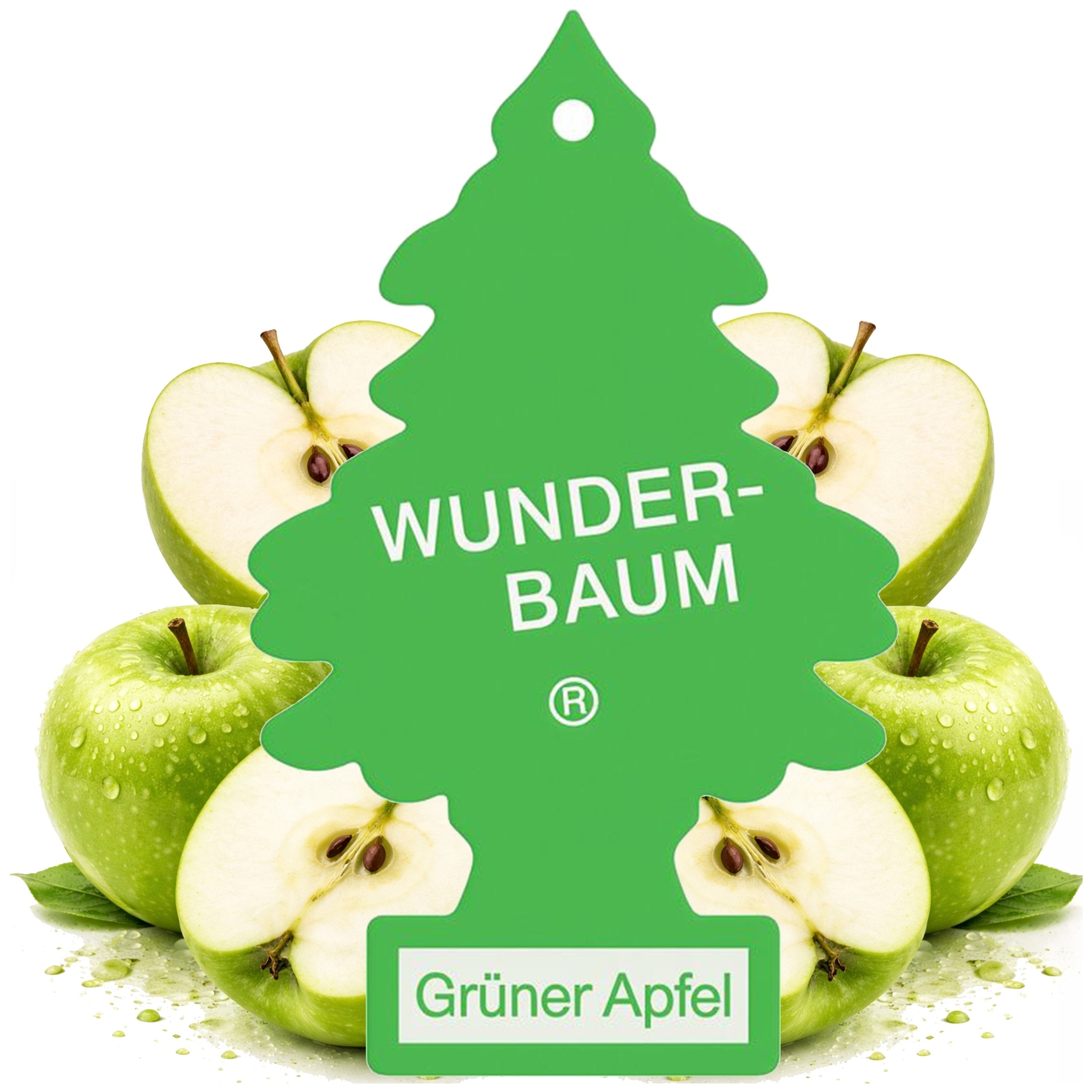 Wunder Baum Scent Christmas Tree Pendant For Car GREEN APPLE