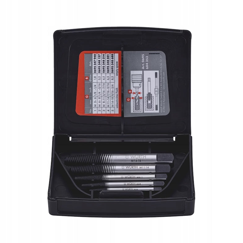 Wurth Screwdriver Set M3-M18 5 elements Manufacturer code 0695684353