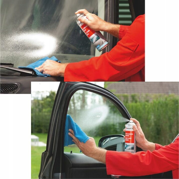 Wurth Window cleaning foam 500ml - effectively degreases, removes dirt Packaging status original