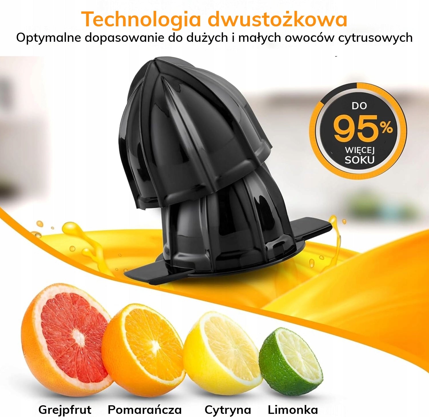 Wyciskarka Cytrusów Elektryczna LEBENLANG 2 Kierunki Wysoka Wydajność Manufacturer code LB389