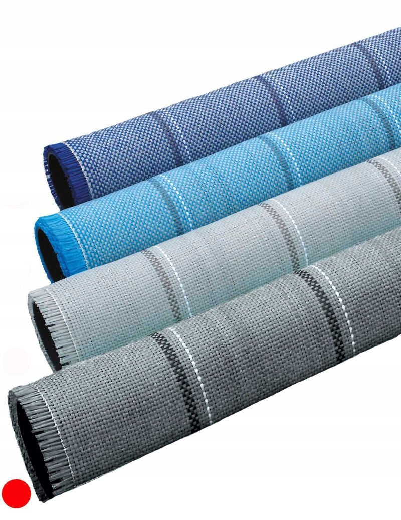 Eingangsteppich Arisol Standard Rigato, 250x400 cm, dunkelgrau 