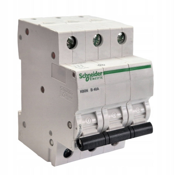 Modularer Automatikschalter Schneider Electric 3P B, 40A, 6kA 
