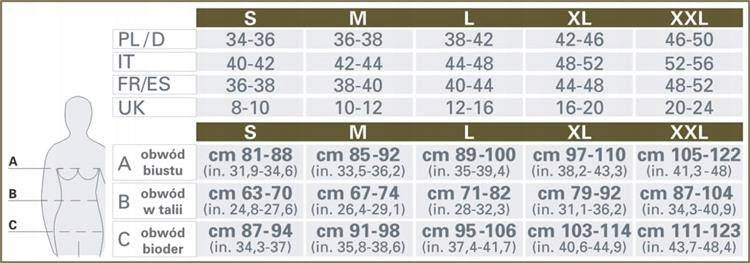 Damen-Shaping-Höschen mit hoher Taille, beige Farbe 