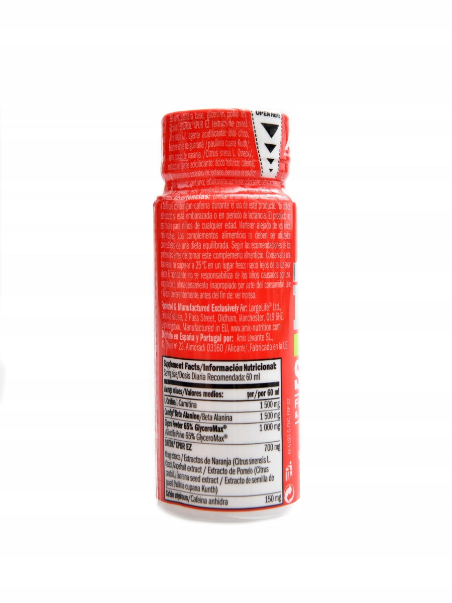 X-Fat 2 in 1 SHOT 60ml BOX Fruity Amix nutrition Expiration date at least six months from the date of purchase