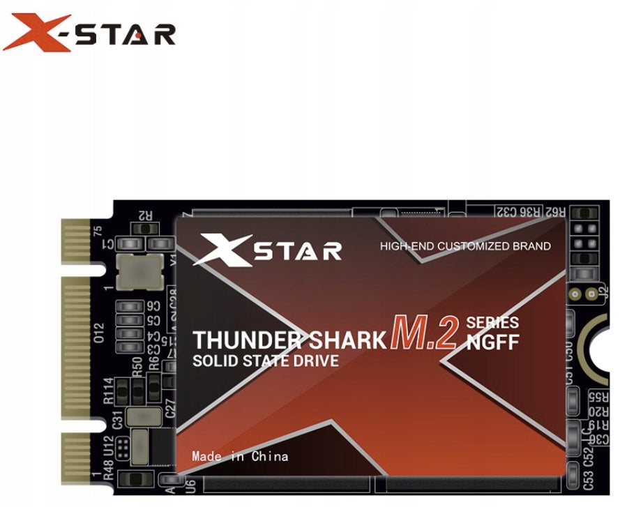 X-Star Thunder Shark 1TB M.2 SATA / NGFF 2242 SSD Packaging status original