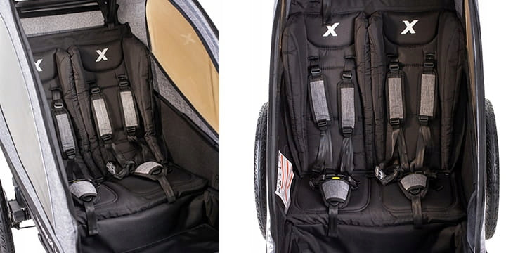 X-lander Booster 2 Stroller 3in1 Bicycle Trailer Reflectors For for kids