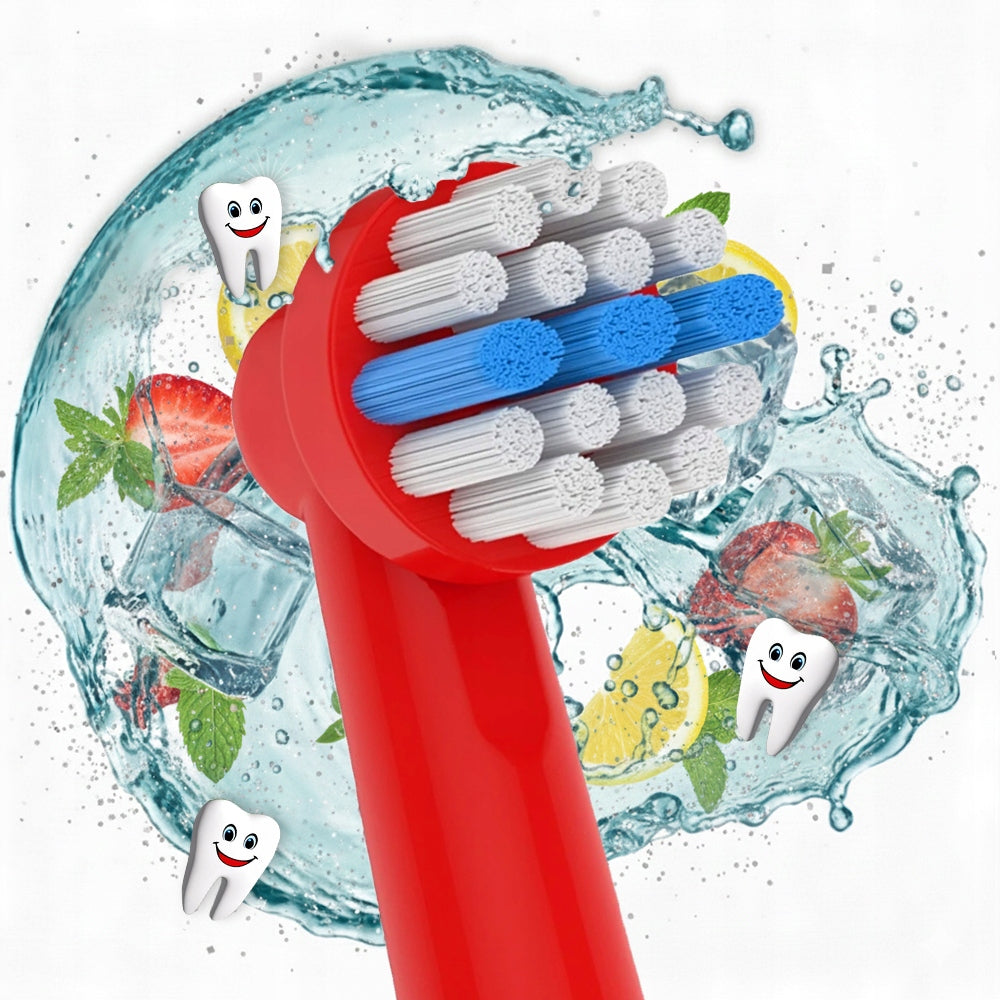 X20 CHILDREN'S TIPS FOR ELECTRIC TOOTHBRUSH ORAL-B 20 PCS. + FREEBIE Packaging status original