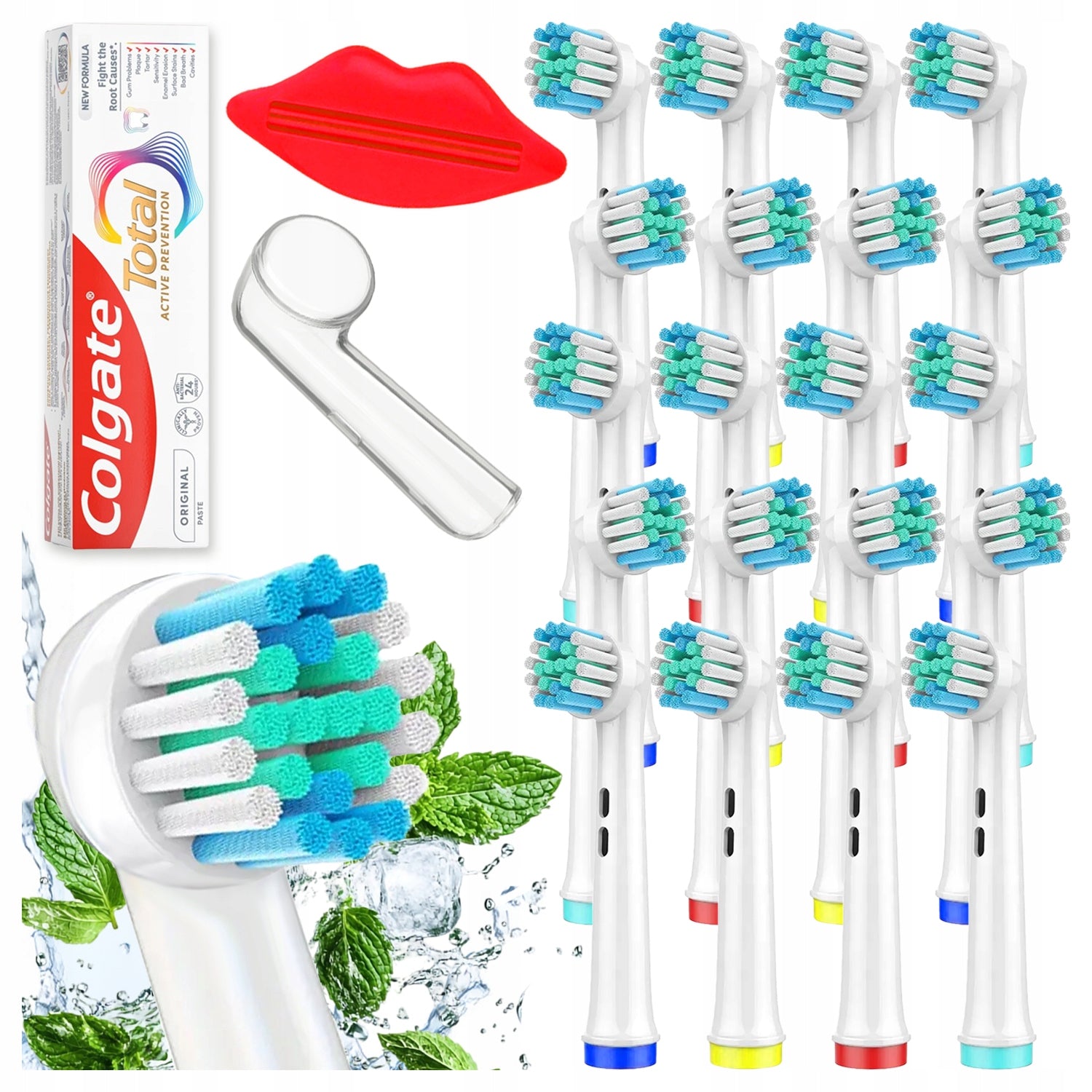 X20 ELECTRIC TOOTHBRUSH TIPS ORAL-B SET OF 20 + FREEBIE