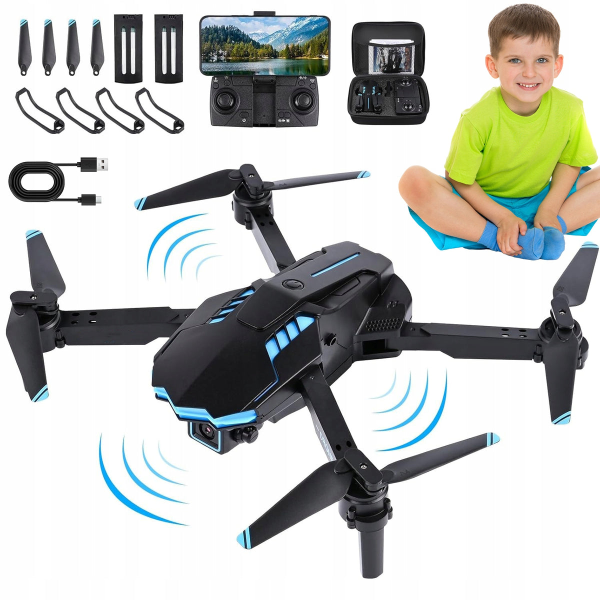 X6 PRO DRONE WITH HD 1080P CAMERA WITH TRACKING FUNCTION AND TRAJECTORY FLIGHT