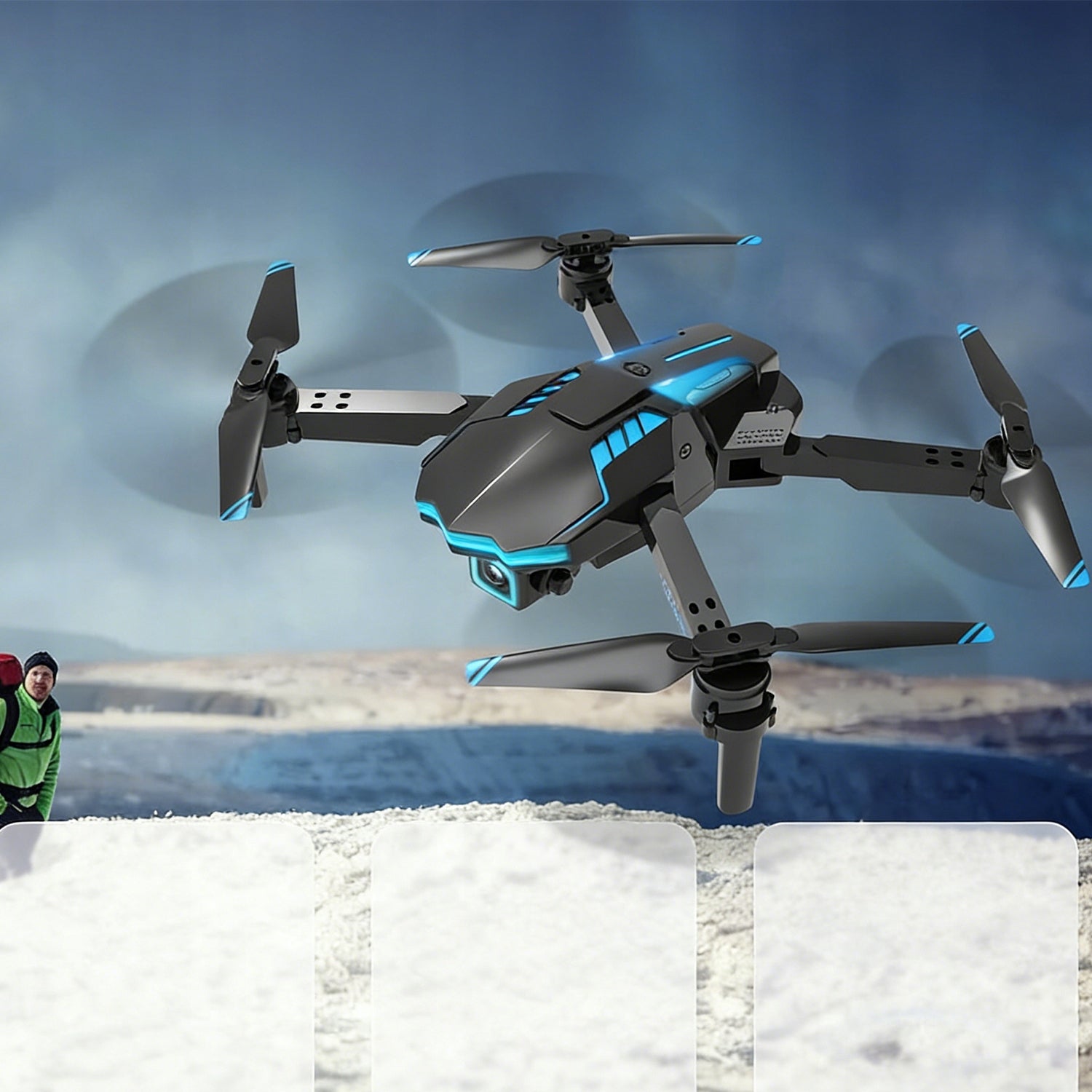 X6 PRO DRONE WITH OBSTACLE AVOIDANCE AND APPLICATION CONTROL Model 557404005