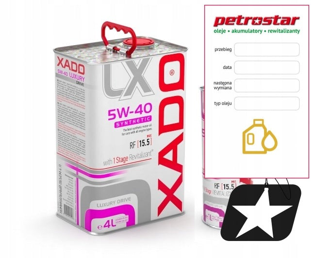 XADO LUXURY DRIVE 5W40 + 1STAGE REVITALIZANT 5L