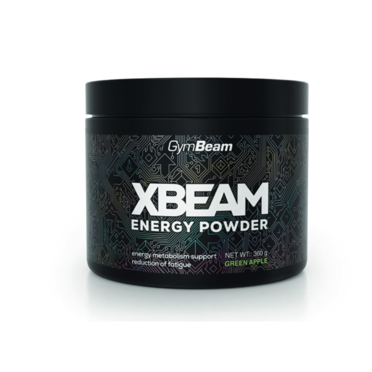 XBEAM ENERGY POWDER FOR GAMING 360g GymBeam green apple Expiration date at least six months from the date of purchase