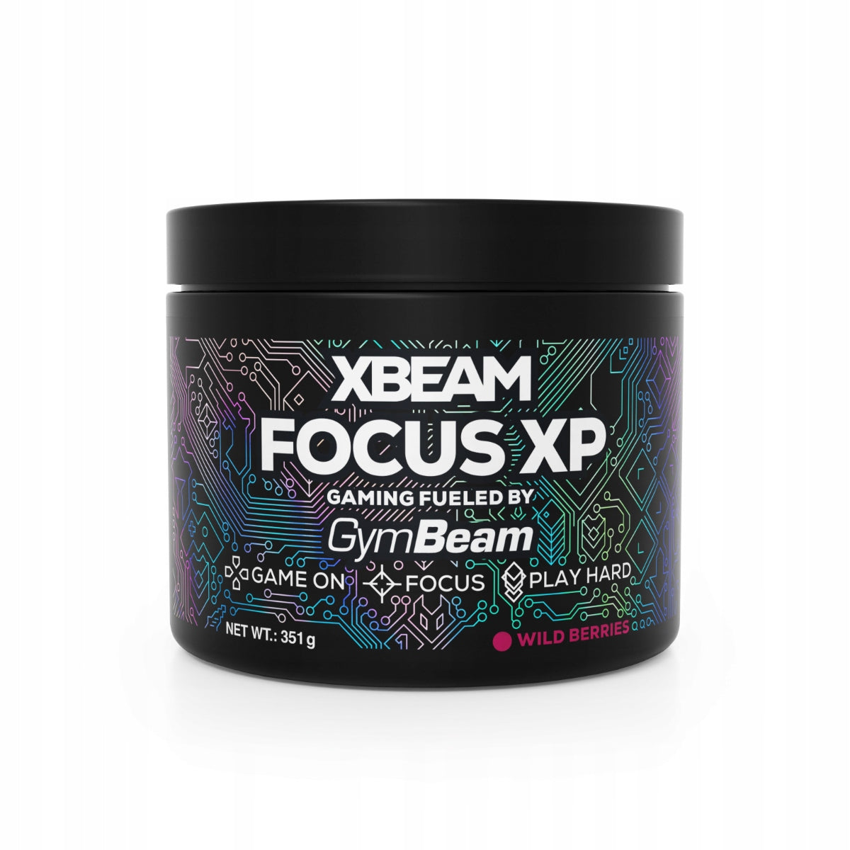 XBEAM FOCUS XP WITH BAKOPA TAURINE VITAMINS ON FOCUS - GymBeam berries