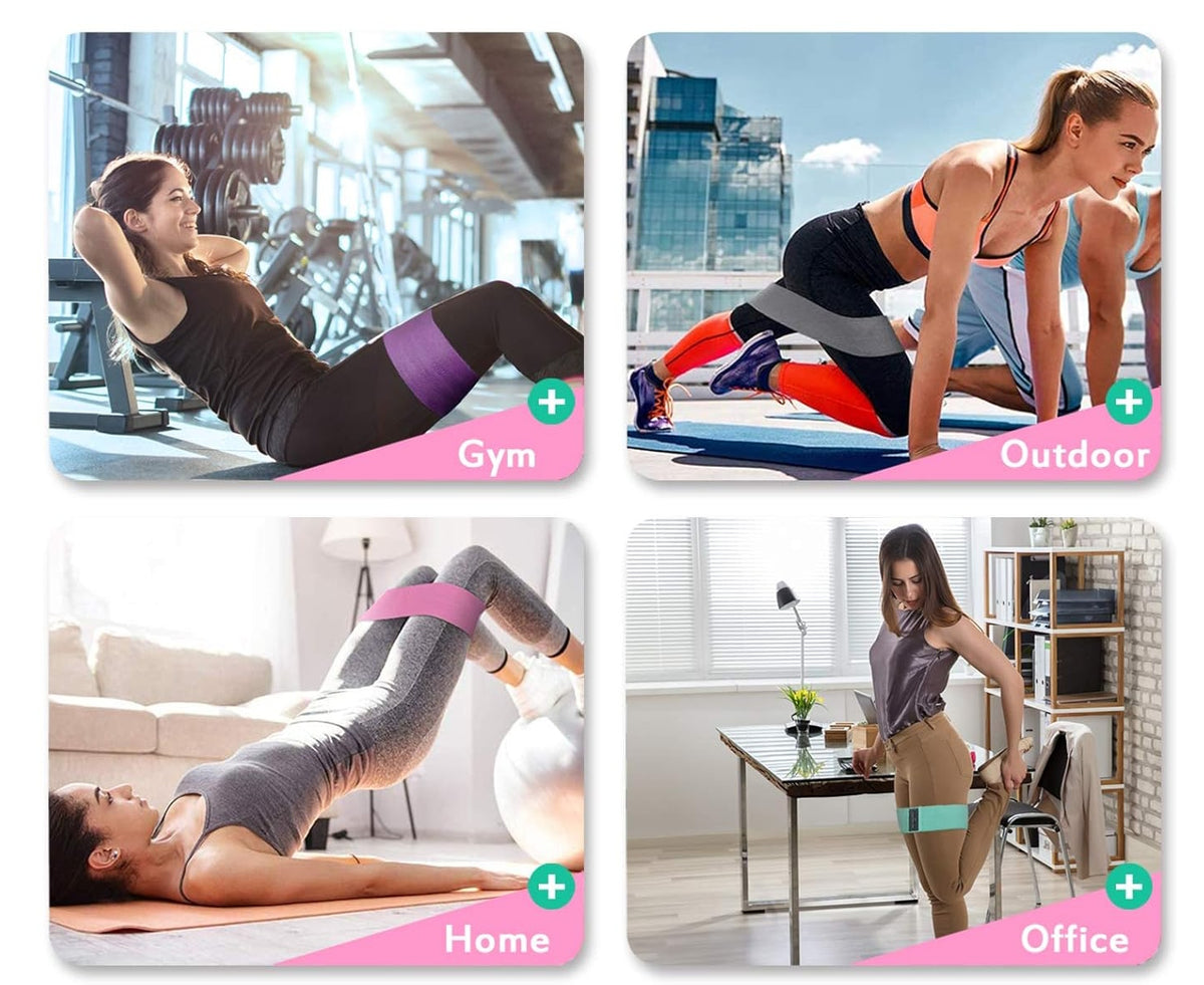 XBrand FitLoops Resistance Bands 5 Levels Material for Exercise Brand no brand
