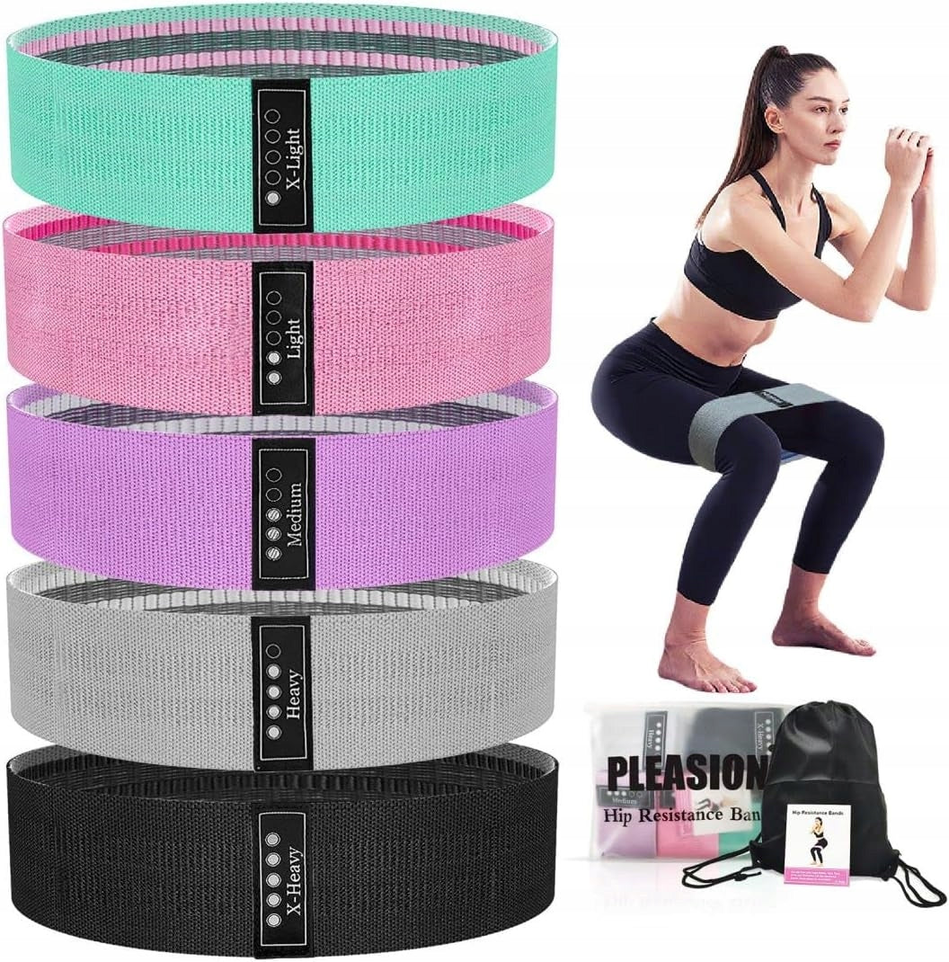 XBrand FitLoops Resistance Bands 5 Levels Material for Exercise