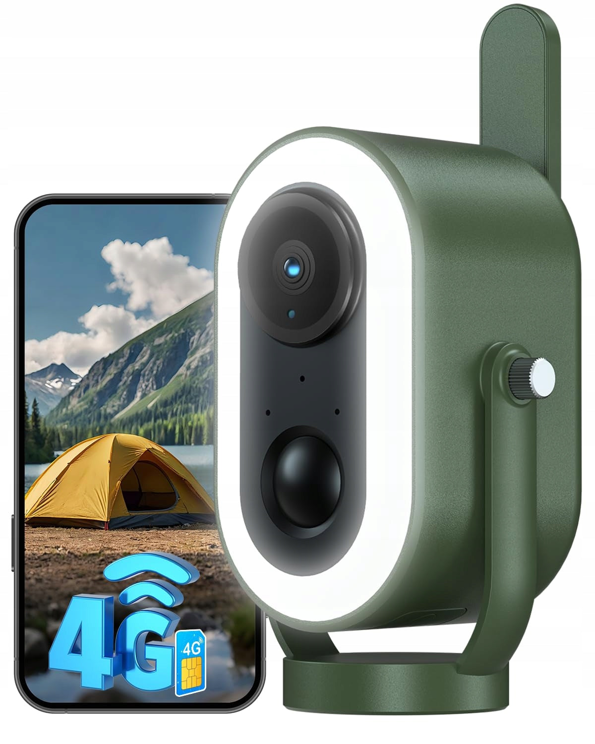 XEGA 4G LTE Camera With 2K HD SIM Card Wireless Outdoor 6000mAh IP65