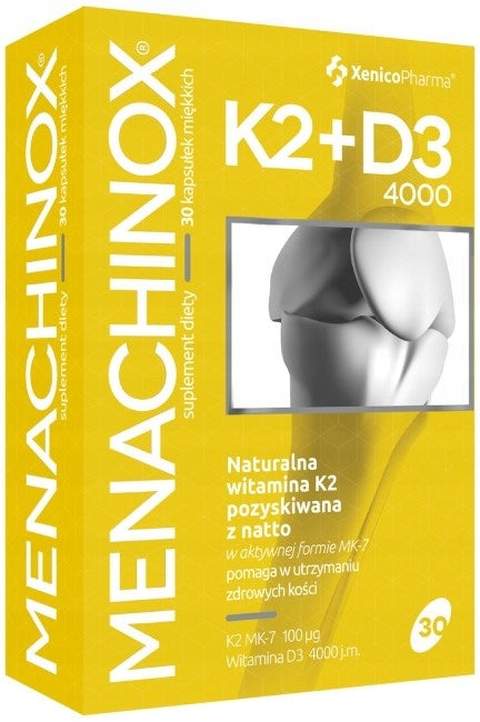 XENICO Menachinox vitamin K2 + D3 4000 FORTE 30