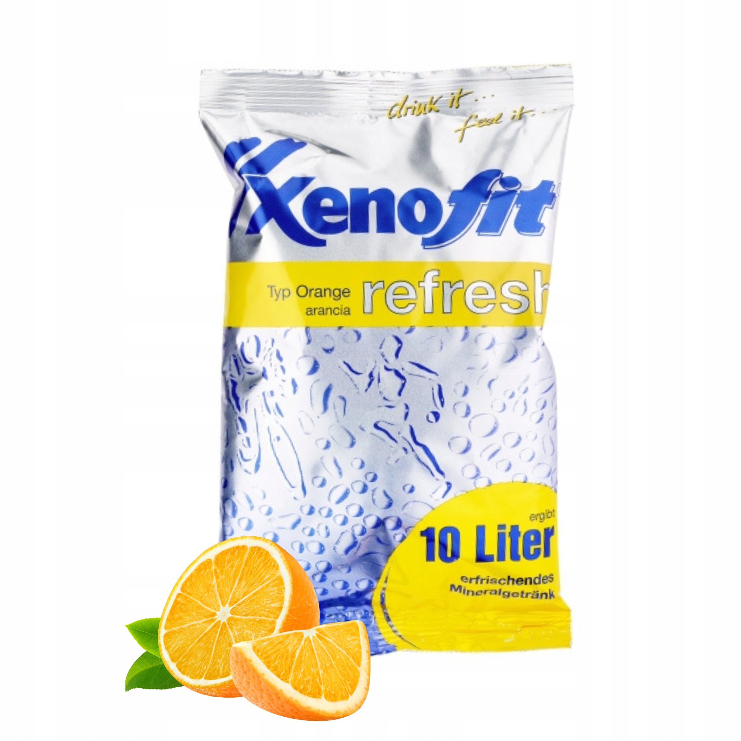 XENOFIT REFRESH ORANGE MINERAL DRINK POWDER FOR ATHLETES 600 G