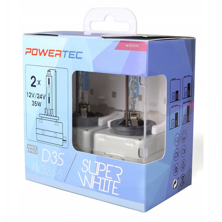 Autolampen M-Tech MTECPTZSWD3S-DUO D3S 35W 12/24V, 2 Stk 