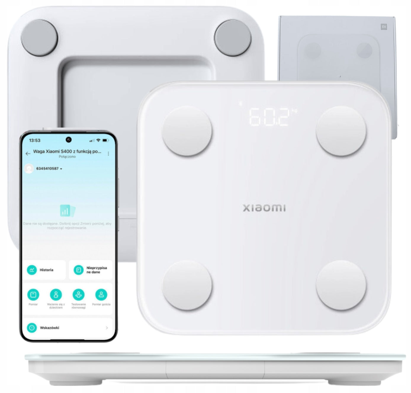 XIAOMI BATHROOM SCALE SMART BLUETOOTH ANALYSIS BMI UP TO 150KG