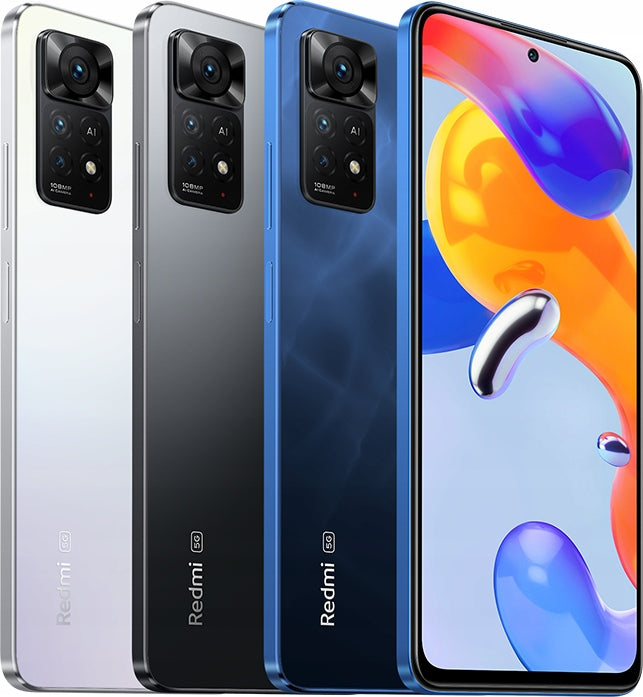 ## XIAOMI REDMI NOTE 11 PRO 5G 6/128GB BLUE UNIQUE ## Charger included no
