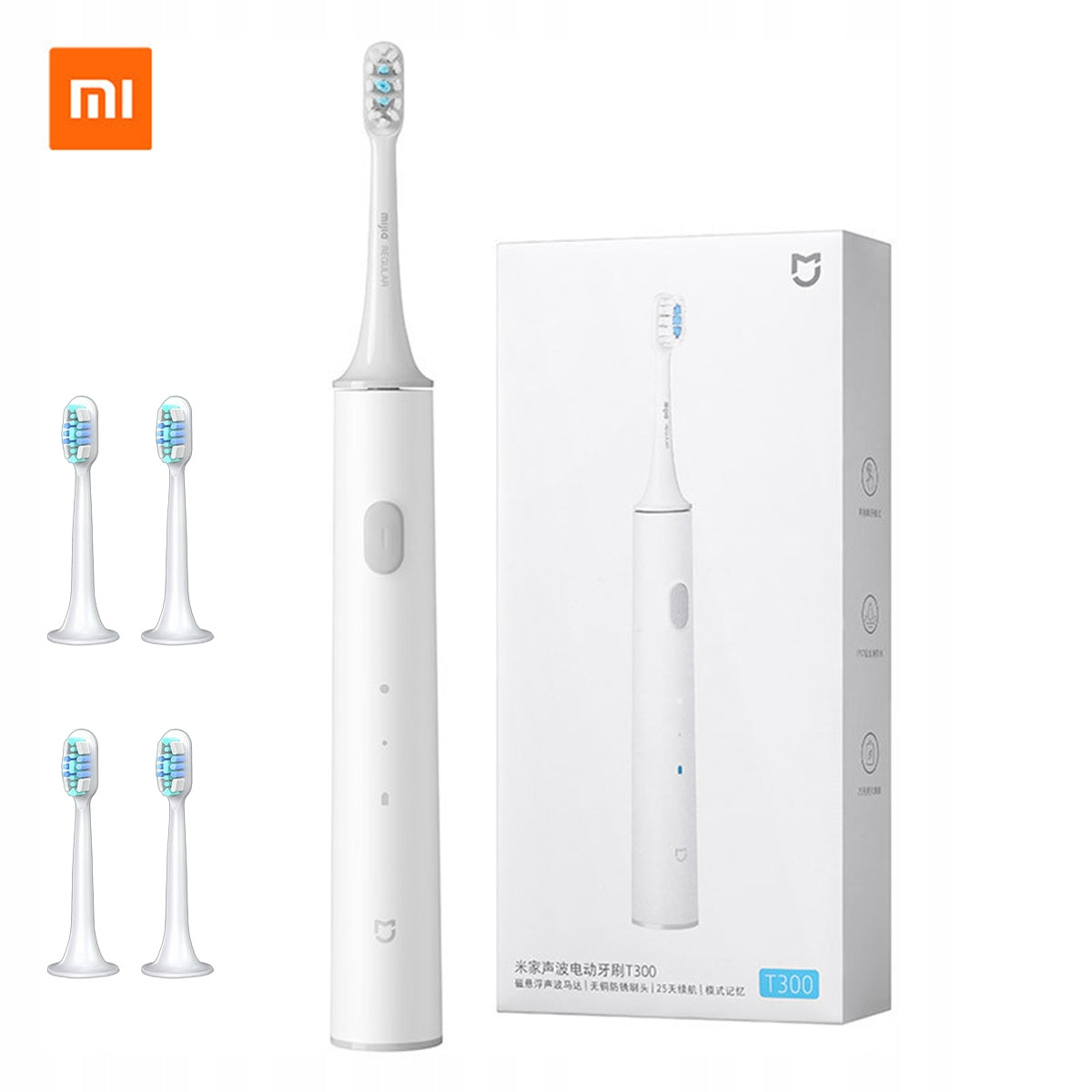 XIAOMI SONIC ELECTRIC TOOTHBRUSH T300 + 4 TIPS