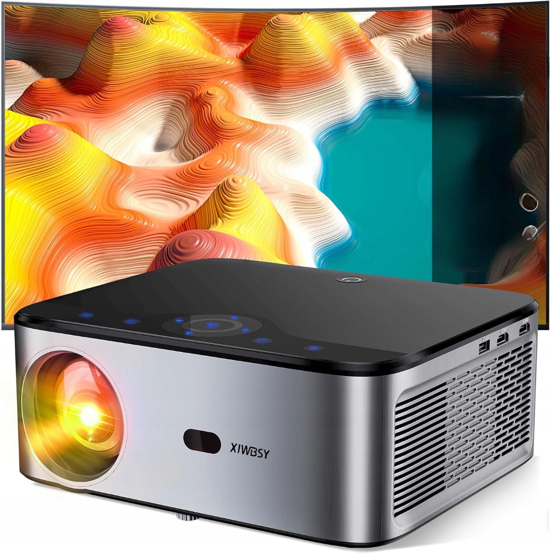 XIWBSY LED MOVIE PROJECTOR 4K WIFI IMAGE PROJECTOR BLUETOOTH 1080P CINEMA