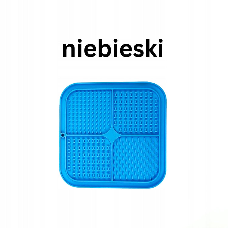 XL 21x21 Licking Mat for Cat Dog SLOWING DOWN FOOD Non-Slip Capacity 0.2 l