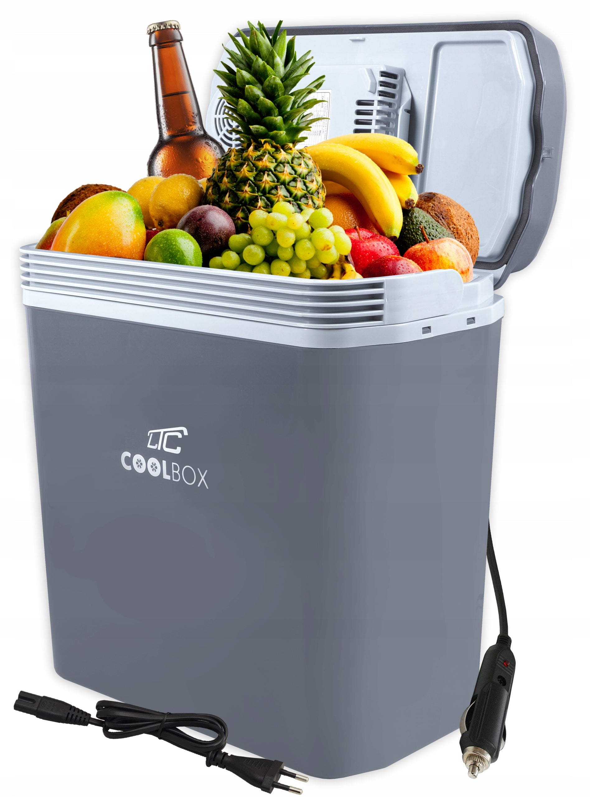 XL 24L 12V AND 230V CAR TOURIST REFRIGERATOR WITH HEATING FUNCTION