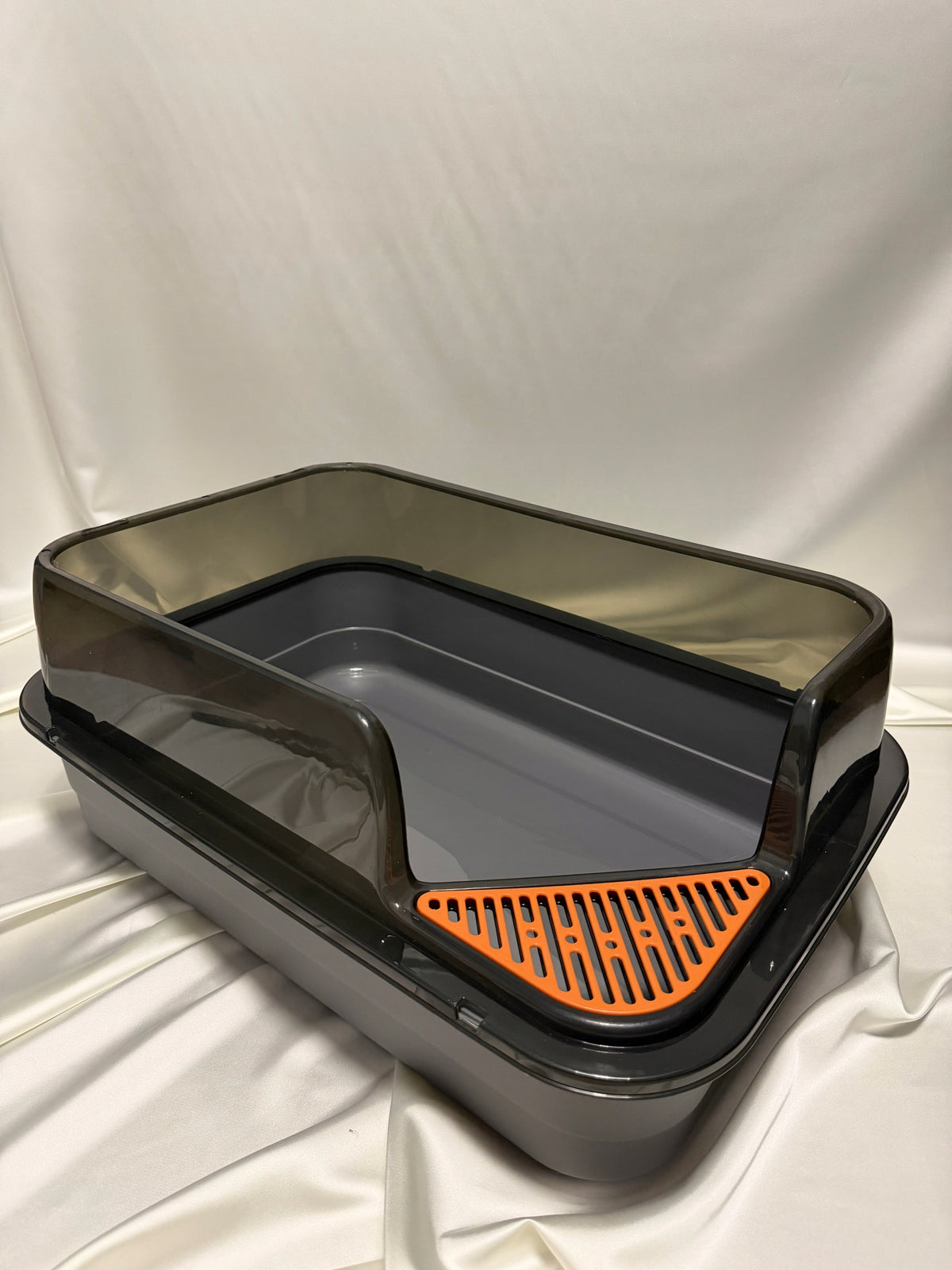 XL Cat Cuvette with High Cover + Spatula Packaging status original