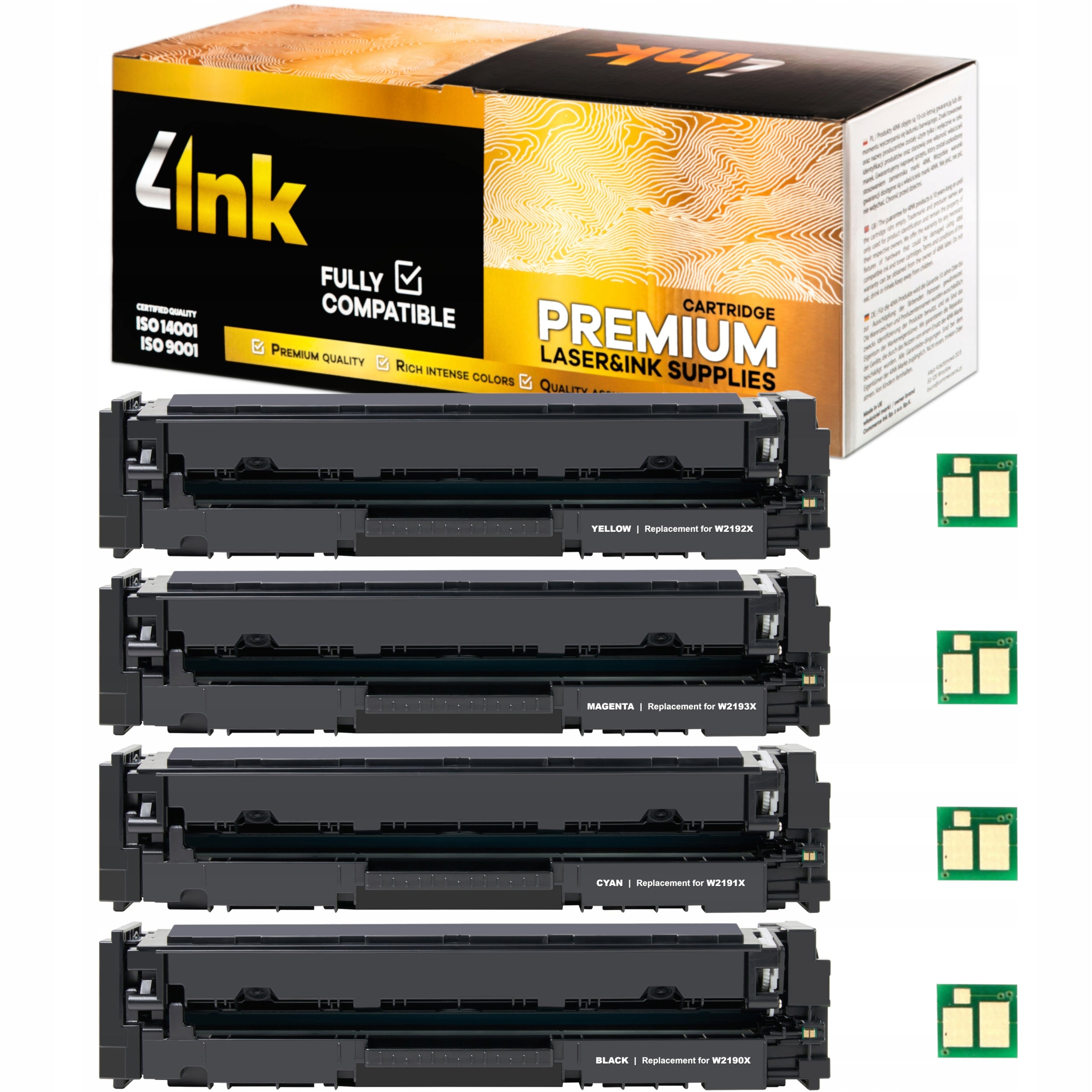 XL TONERS FOR HP LASERJET 3202dn 3302fdw 3302fdn 3302sdw 3202dw WITH CHIP